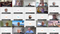 Online committee meetings screengrab
